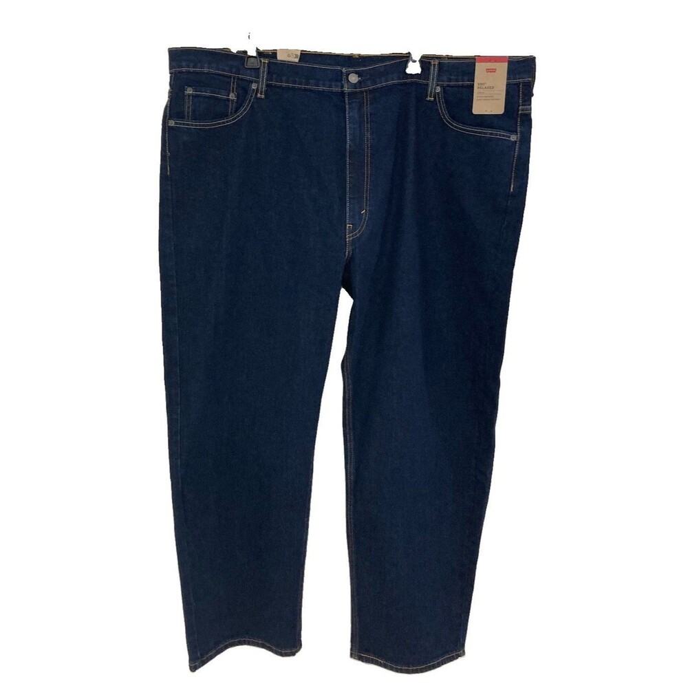 Men's Levi's 550 Relaxed Fit Jeans Dark Wash Blue Size 48x30 NWT Big and Tall